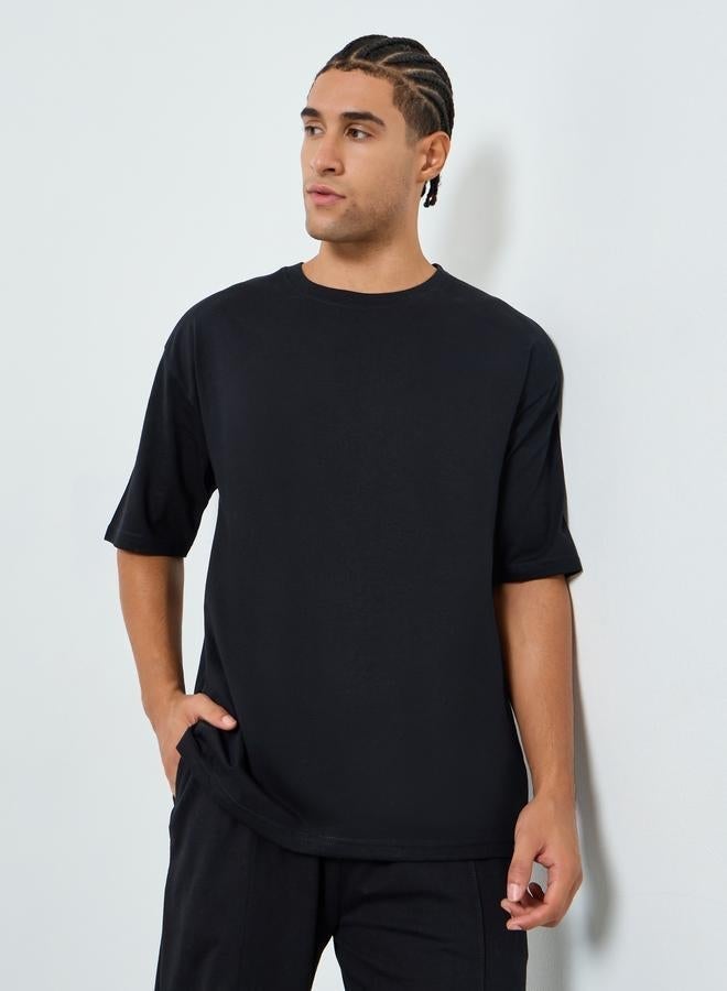 ستايلي تيشيرت جيرسيه بقصة واسعة مع طبعة جرافيك تنس - Image 3