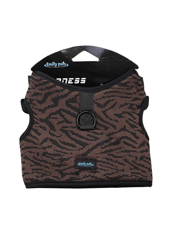 Emily Pets Pet No Pull Dog Harness, No Choke Front Lead Dog Harness With Leash Huck Attachments, Adjustable Soft Padded Pet Vest With Easy Control For Small To Large Dogs(Brown,Medium) - Image 1