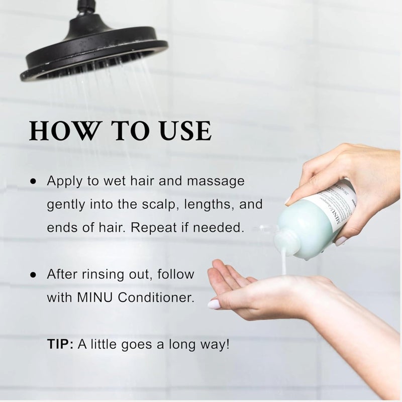 Davines MINU Shampoo | Color Retention Shampoo for Colored, Treated Hair | Protects & Keeps Hair Bright, Shiny for Longer | 8.45 fl oz (Pack of 1) - Image 3