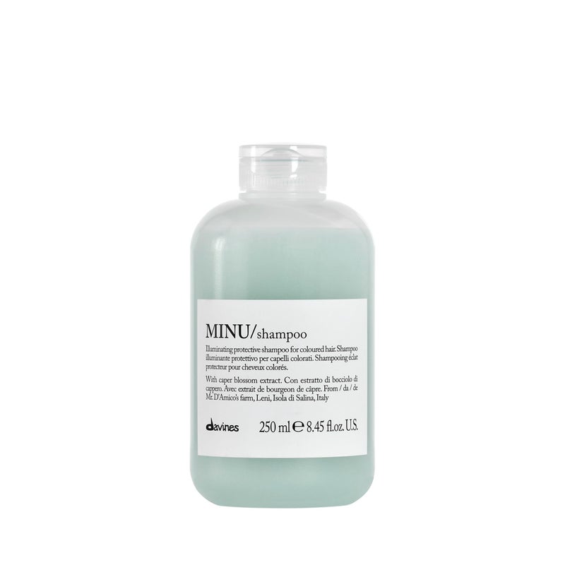 Davines MINU Shampoo | Color Retention Shampoo for Colored, Treated Hair | Protects & Keeps Hair Bright, Shiny for Longer | 8.45 fl oz (Pack of 1) - Image 1