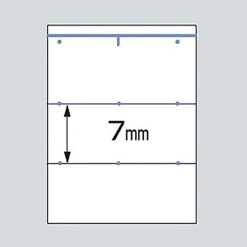 Kokuyo ورق كوكيو كامبوس للملفات، كتابة شديدة الثبات، B5، مسطرة منقطة 7 مم، 26 ثقب، 31 سطر، 100 ورقة، محايد الرقم الهيدروجيني، مقاوم للتسرب، 77 جرام/متر مربع، استيراد من اليابان (NO-S836AT) - Image 2