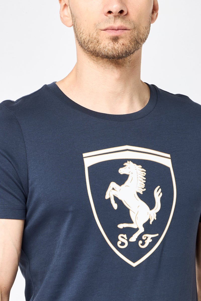 Puma x Scuderia Ferrari Men Sportswear Fit Short Sleeve Training T-Shirt, Dark Grey - Image 3