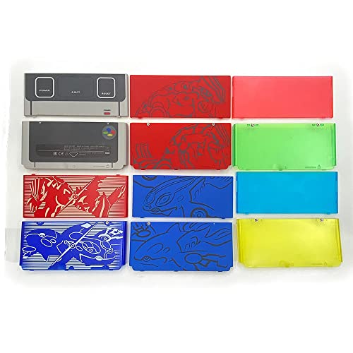 LightFairy 2015 New 3DS Replacement Front Faceplate Back Plates Red Gem - Image 1