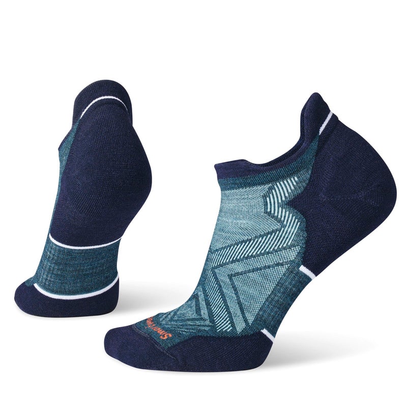 SmartWool Women's Run Targeted Cushion Low Ankle Socks, Twilight Blue, Small - Image 1