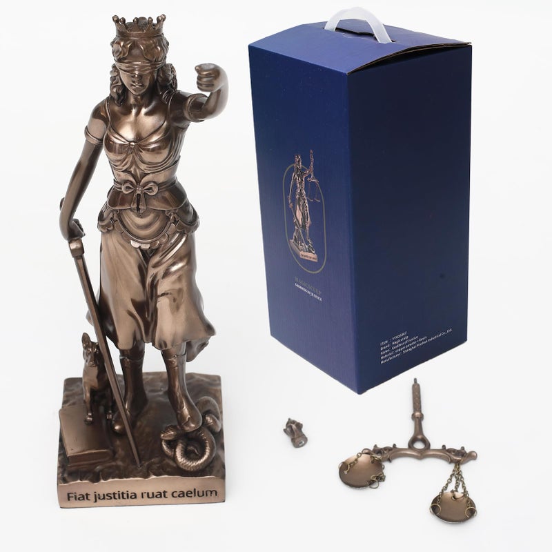 Magicsculp-The Lady Justice Statue - Greek Roman Goddess of Justice 12inch Museum Grade Collectible Figurine | Synthetic Resin-S - Image 4