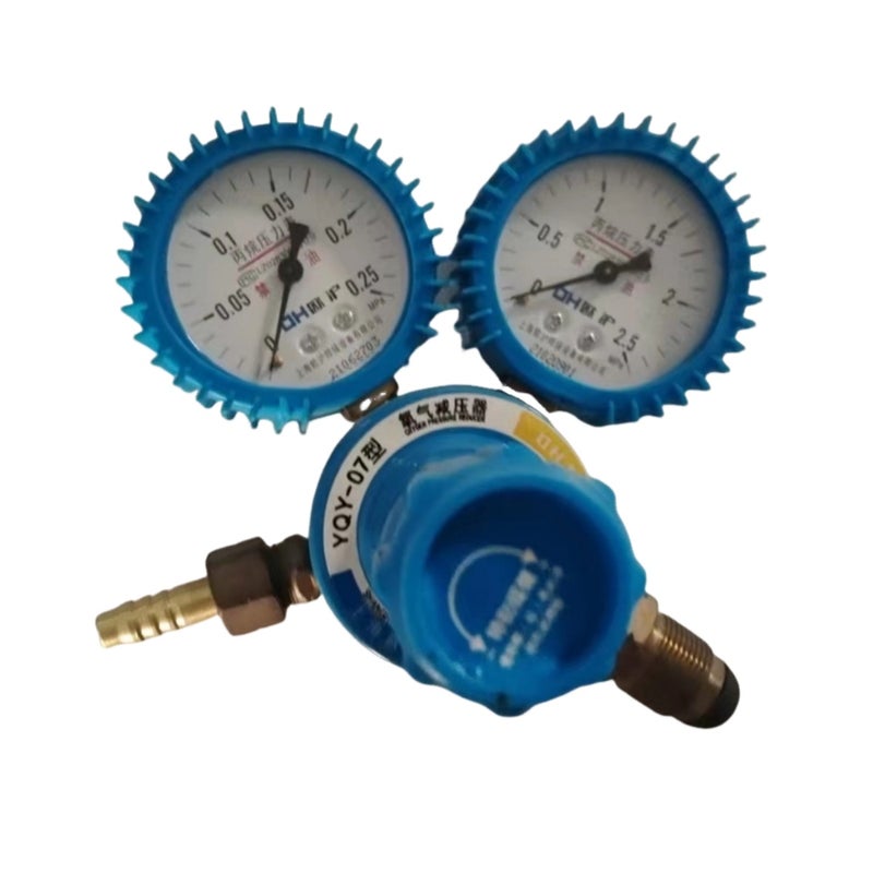 Acetylene propane meter gas regulating valve pressure reducer oxygen cylinder pressure gauge YQY-0807 shockproof oxygen meter wholesale(Propane Table Shockproof) - Image 1