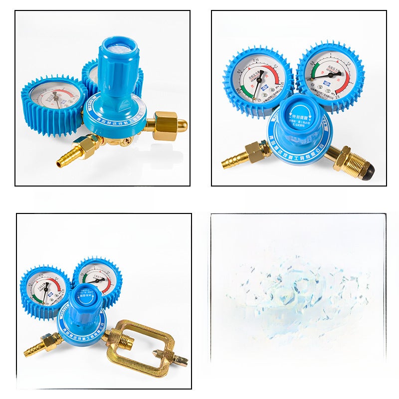 Acetylene propane meter gas regulating valve pressure reducer oxygen cylinder pressure gauge YQY-0807 shockproof oxygen meter wholesale(Propane Table Shockproof) - Image 4
