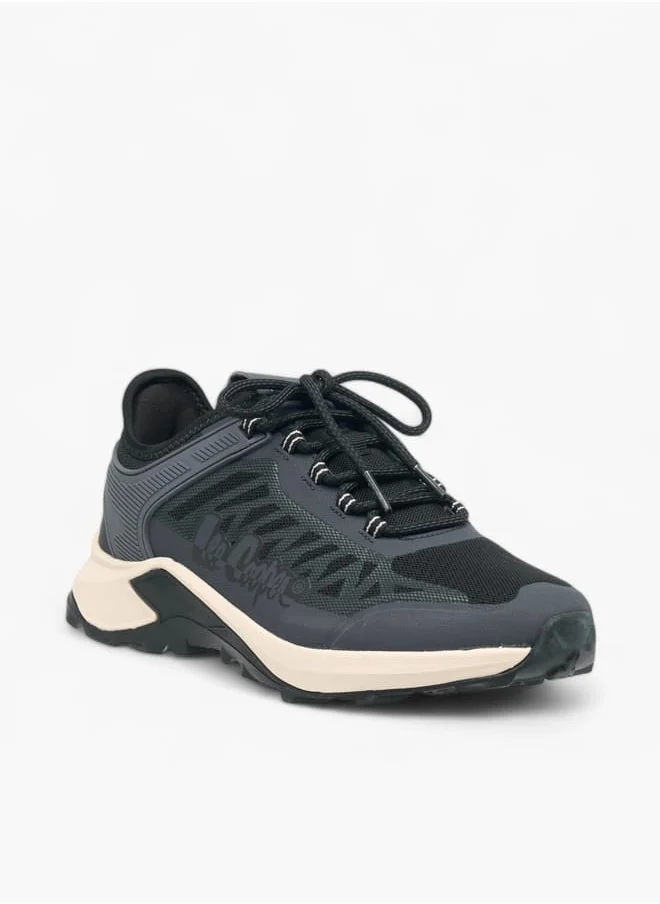 Lee Cooper Women's Logo Detail Sneakers with Lace-Up Closure