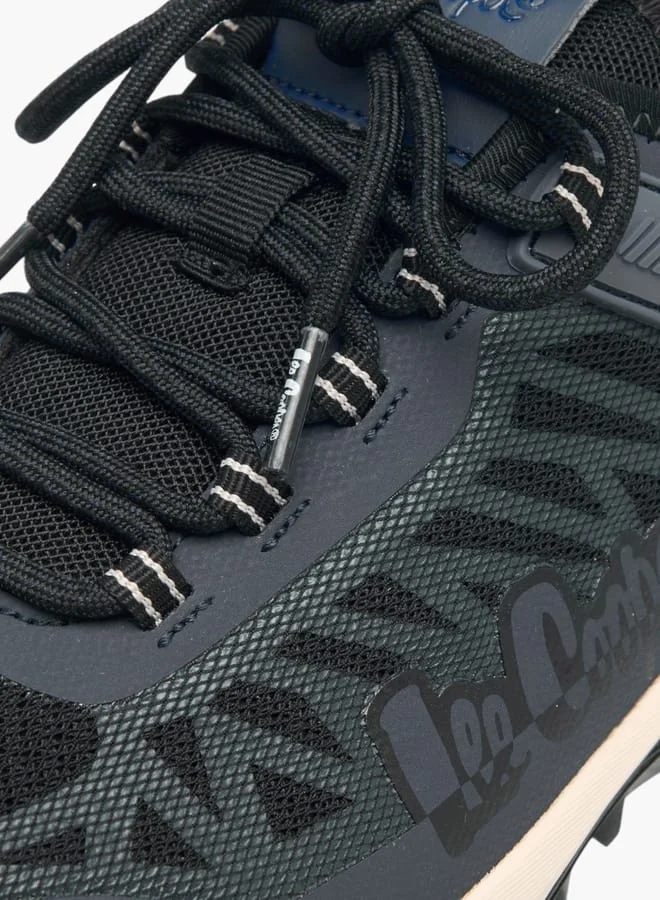 Lee Cooper Women's Logo Detail Sneakers with Lace-Up Closure
