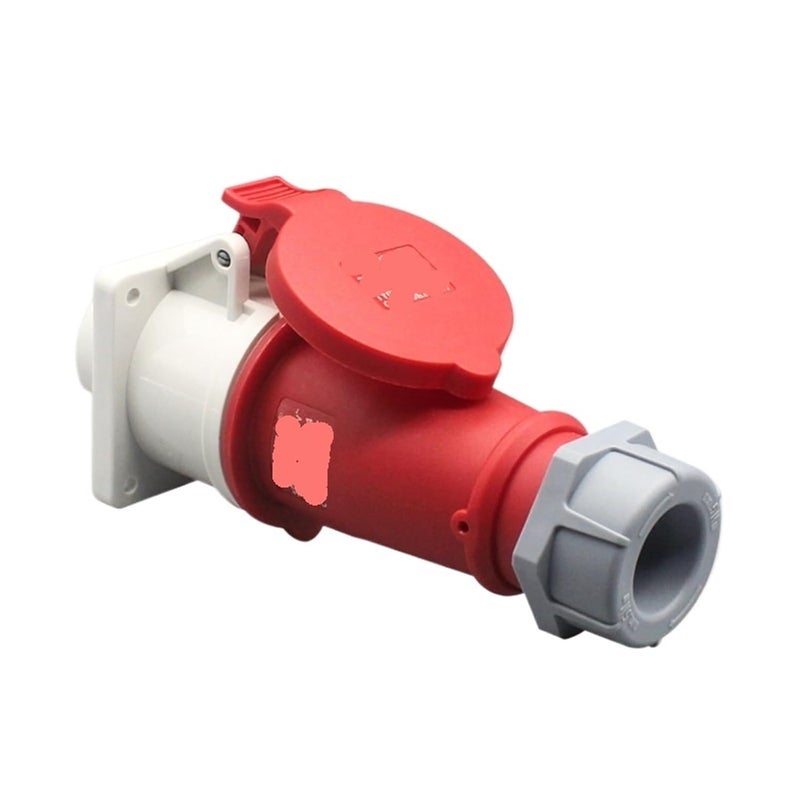 220V Male and Female Waterproof Industrial Plug Aviation Socket 3-core 4-core 5-Hole 16A32A Connector 380V(4-core32Aconcealedsuit)