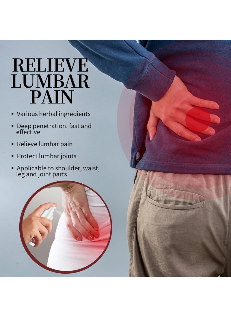 SOUTH MOON 2-PACK Lumbar Spray, Relieves Back Pain,Plant Herbal Ingredients, Suitable For Shoulders, Neck, Waist, Legs, Knee Joints And Other Parts 35ml*2 - Image 5