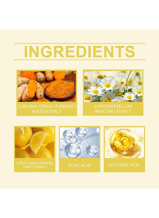West&Month Kojic Acid & Turmeric Cleansing Pads, Deep Cleansing Turmeric Cleansing Pads, Enhances Skin's Natural Glow, Improves Overall Texture (60 Pieces)  - Image 2
