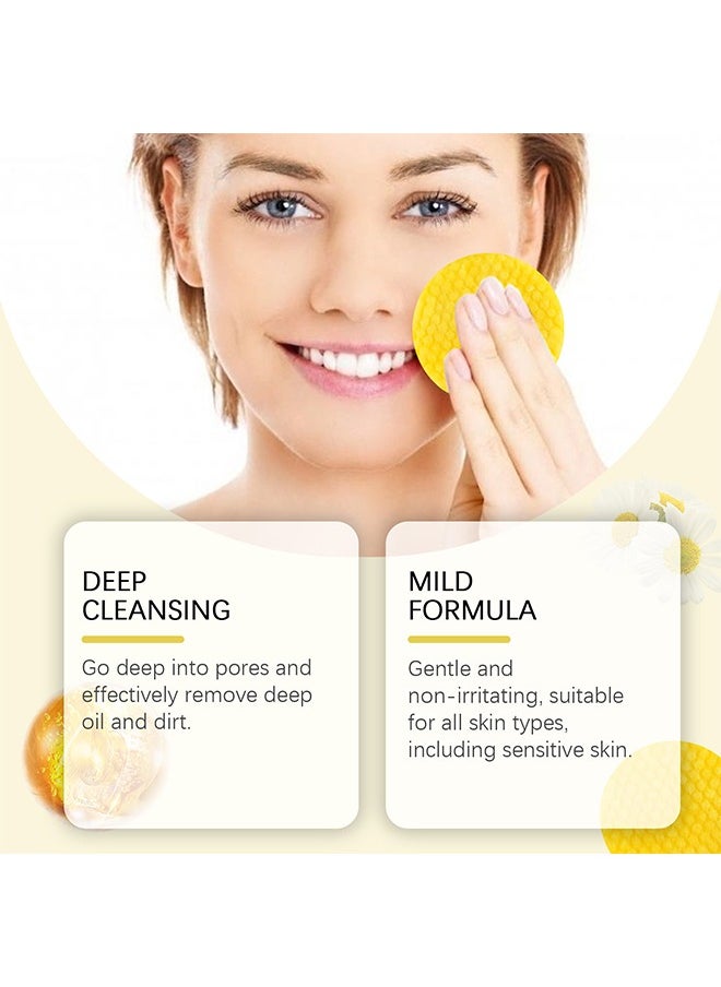 West&Month Kojic Acid & Turmeric Cleansing Pads, Deep Cleansing Turmeric Cleansing Pads, Enhances Skin's Natural Glow, Improves Overall Texture (60 Pieces)  - Image 4