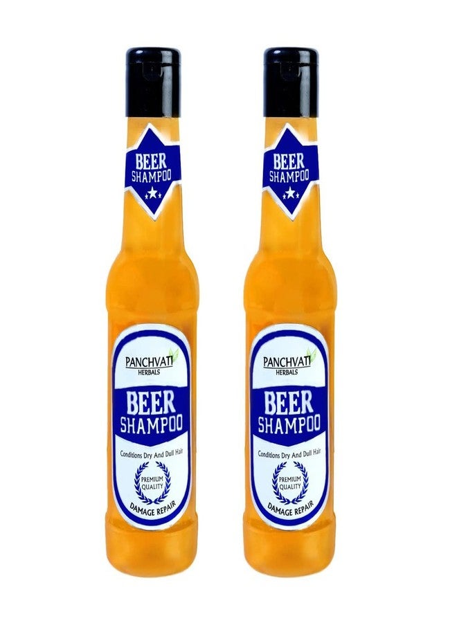 Panchvati Hair Beer Shampoo which Repairs Damage & Dull Hair 180 ml, Pack of 2, 360 ml - Image 1