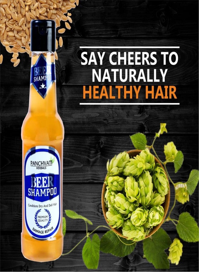 Panchvati Hair Beer Shampoo which Repairs Damage & Dull Hair 180 ml, Pack of 2, 360 ml - Image 5