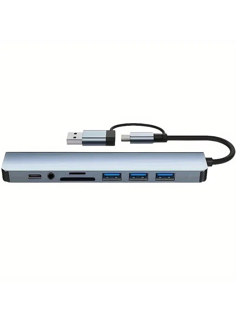 Home Clearance Sale VIENON Aluminum 7-in-1 USB Expander, USB Distributor With 1 USB 3.0, 4 USB 2.0, And 2 USB C Ports, Suitable For MacBook Pro Air And More PC/laptop/tablet Devices/computer And Accessories USB Hub  - Image 5