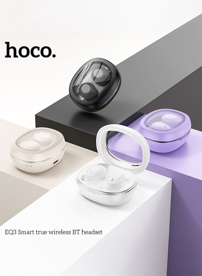 هوكو. سماعة EQ3 الذكية True Wireless بتقنية البلوتوث (أسود) - Image 4