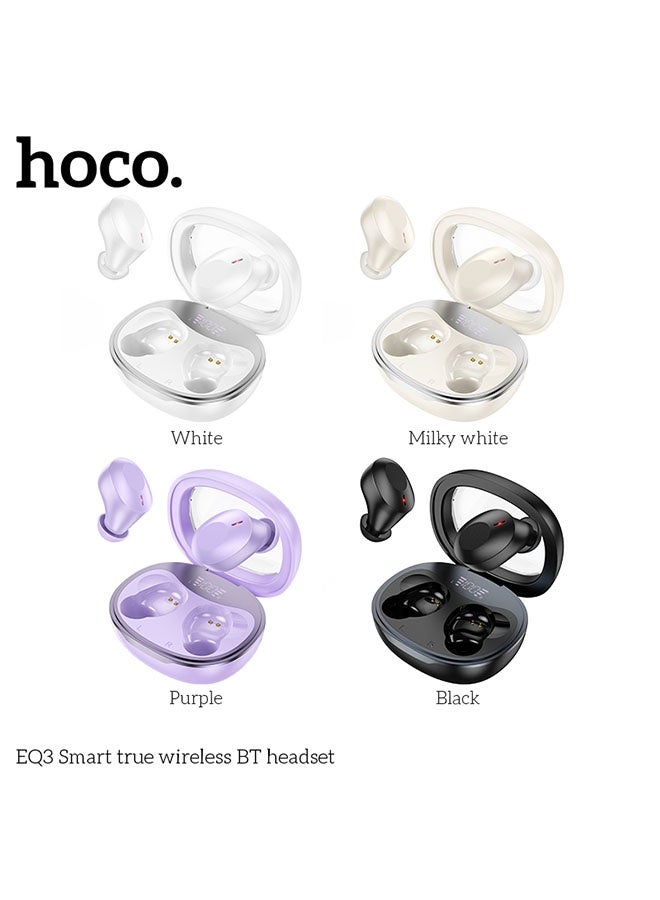 هوكو. سماعة EQ3 الذكية True Wireless بتقنية البلوتوث (أسود) - Image 5