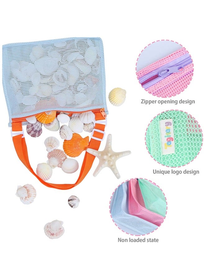 Beach Shell Bags for Collecting Shells - Mesh Bags for Kids and Adults - Image 3