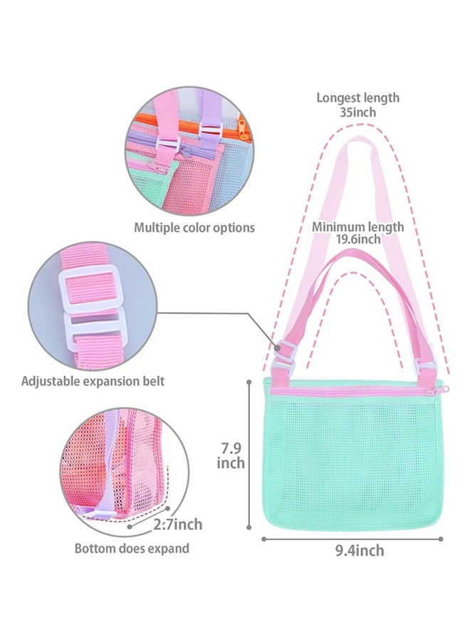 Beach Shell Bags for Collecting Shells - Mesh Bags for Kids and Adults - Image 4