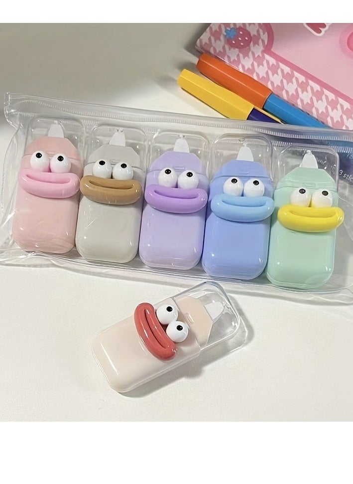6PCS Correction tape, cute,mini modification tape, portable modification tape