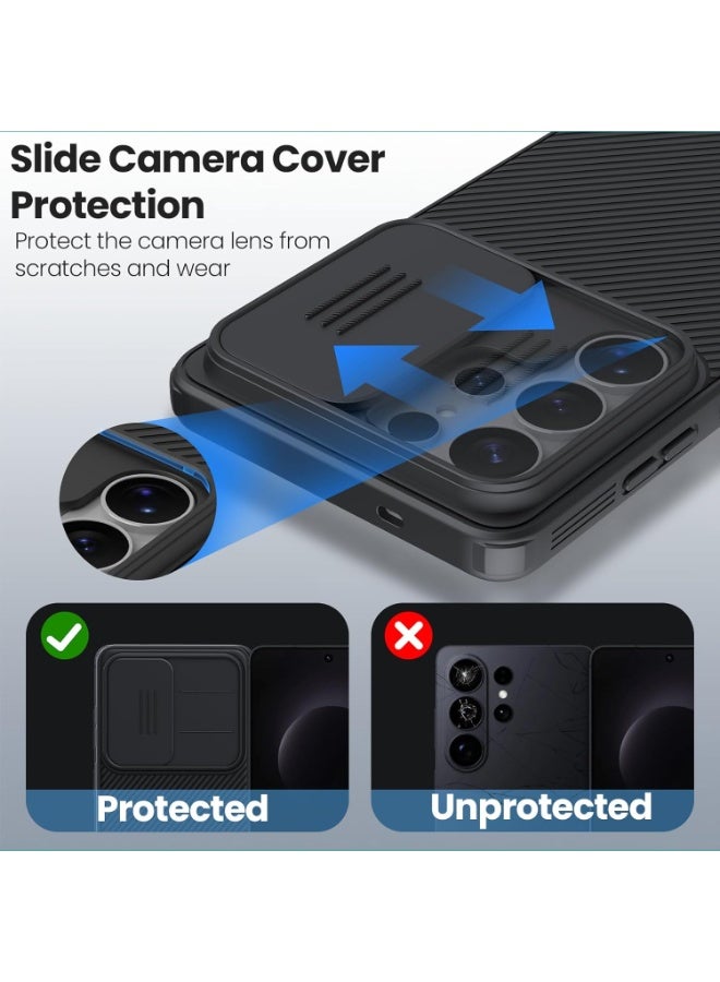 Nillkin Case Cover CamShield Pro  Case With Slide Camera For  Samsung Galaxy S26 Ultra (Black) - Image 5