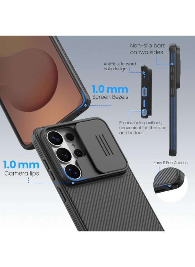 Nillkin Case Cover CamShield Pro  Case With Slide Camera For  Samsung Galaxy S26 Ultra (Black) - Image 4