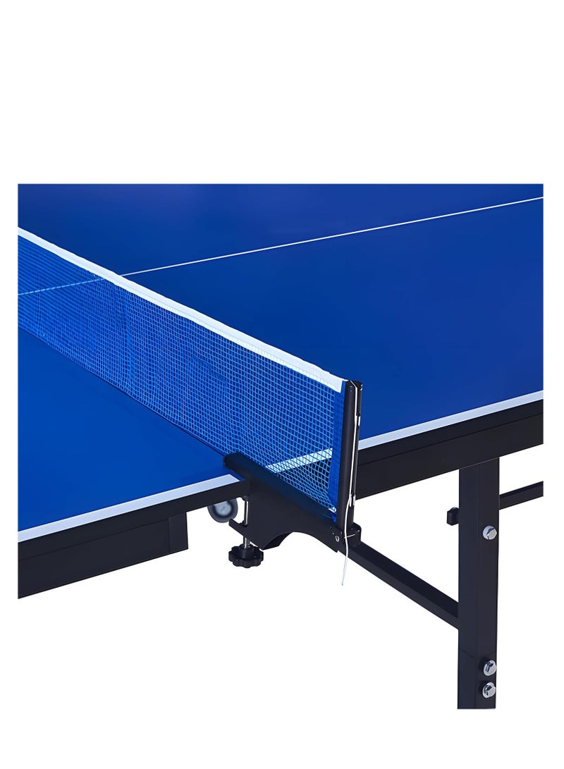 HARLEY FITNESS Harley Fitness Table Tennis Table | Foldable Ping Pong Table with UV Paint Top, Rust-Proof Steel Frame, Space-Saving Design, Professional Size, TT Table for All Ages, Family Fun, Blue/Black - Image 5