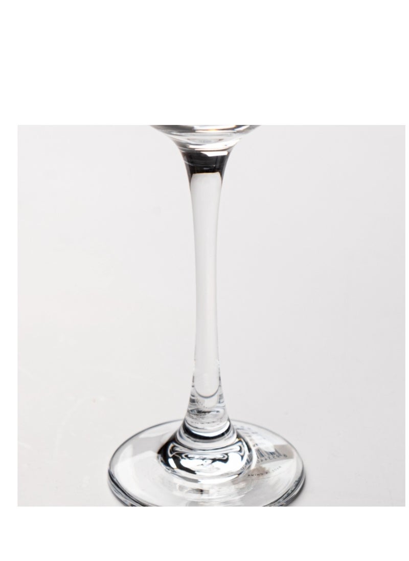 BLUE CORAL 6 Pcs Glasses Champagne Glasses Elegant Designed Hand Blown Lead Free Cups, 200ml  - Image 3