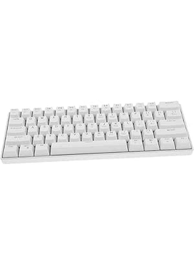 RGB Backlit Mechanical Gaming Keyboard Wired Compact for Laptops Tactile Response - Image 1