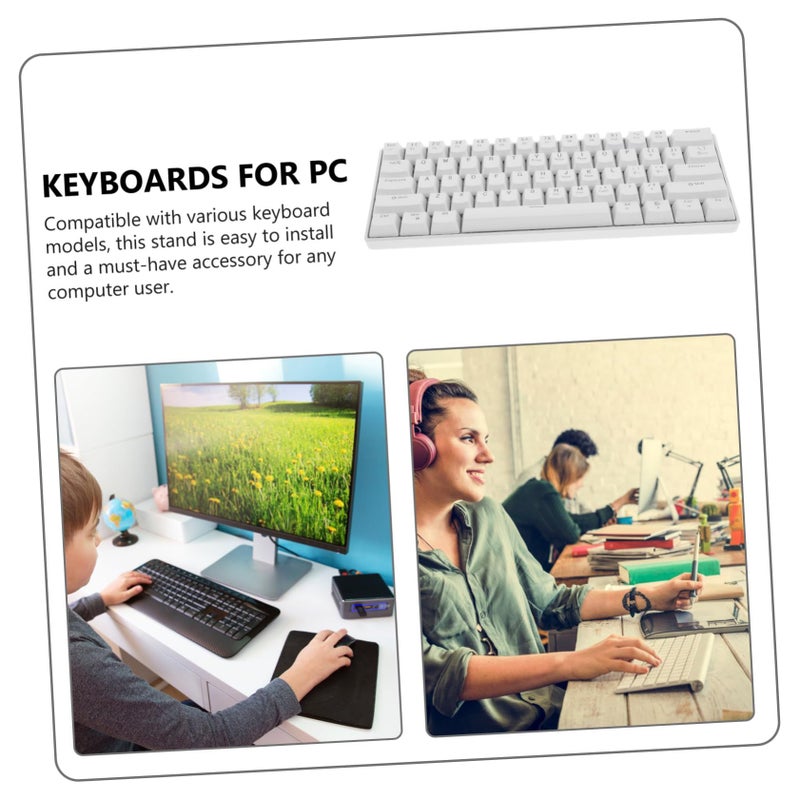 RGB Backlit Mechanical Gaming Keyboard Wired Compact for Laptops Tactile Response - Image 4