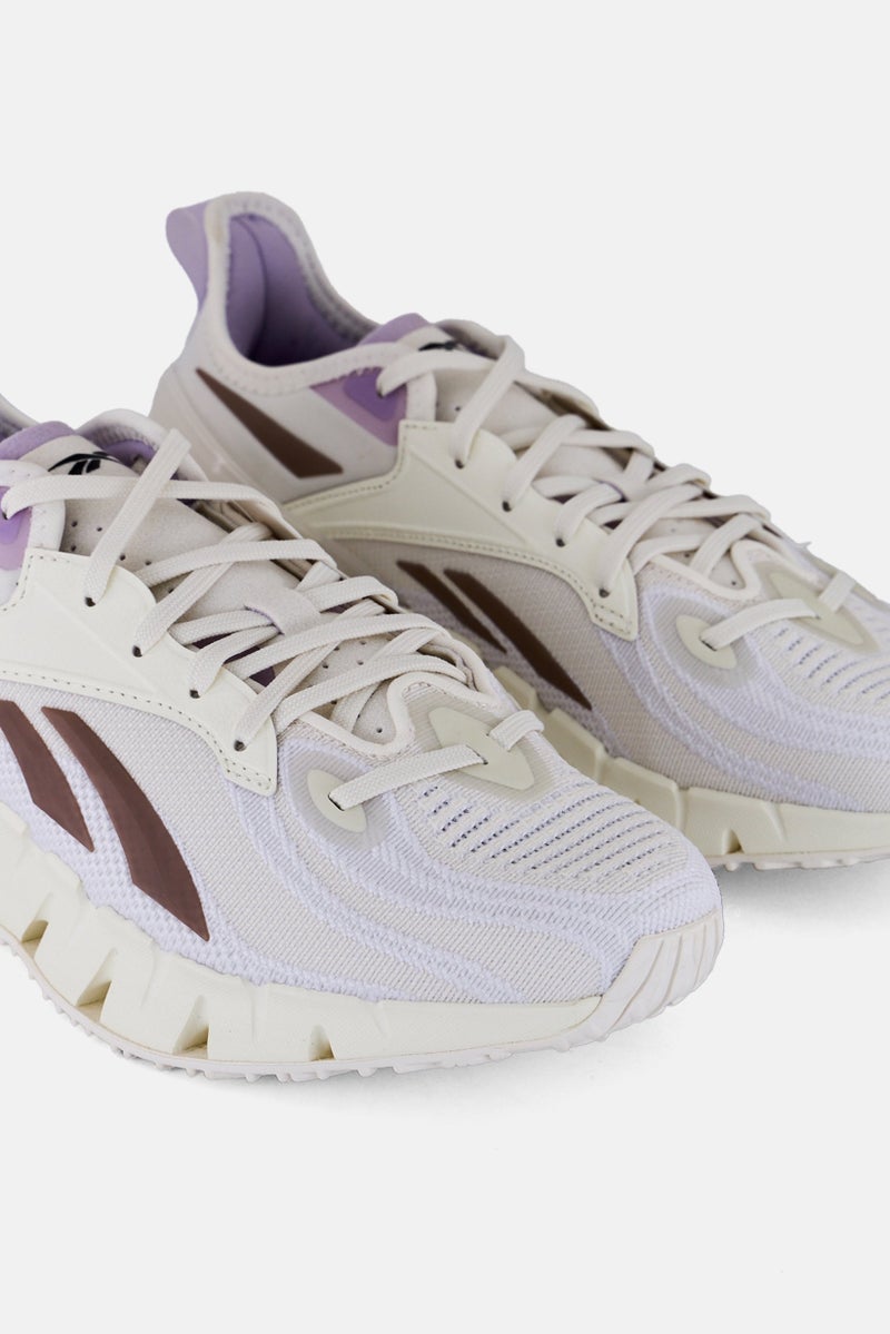 Reebok Women Zig Kinetica 3 Lace Up Running Shoes, Multicolor  - Image 3