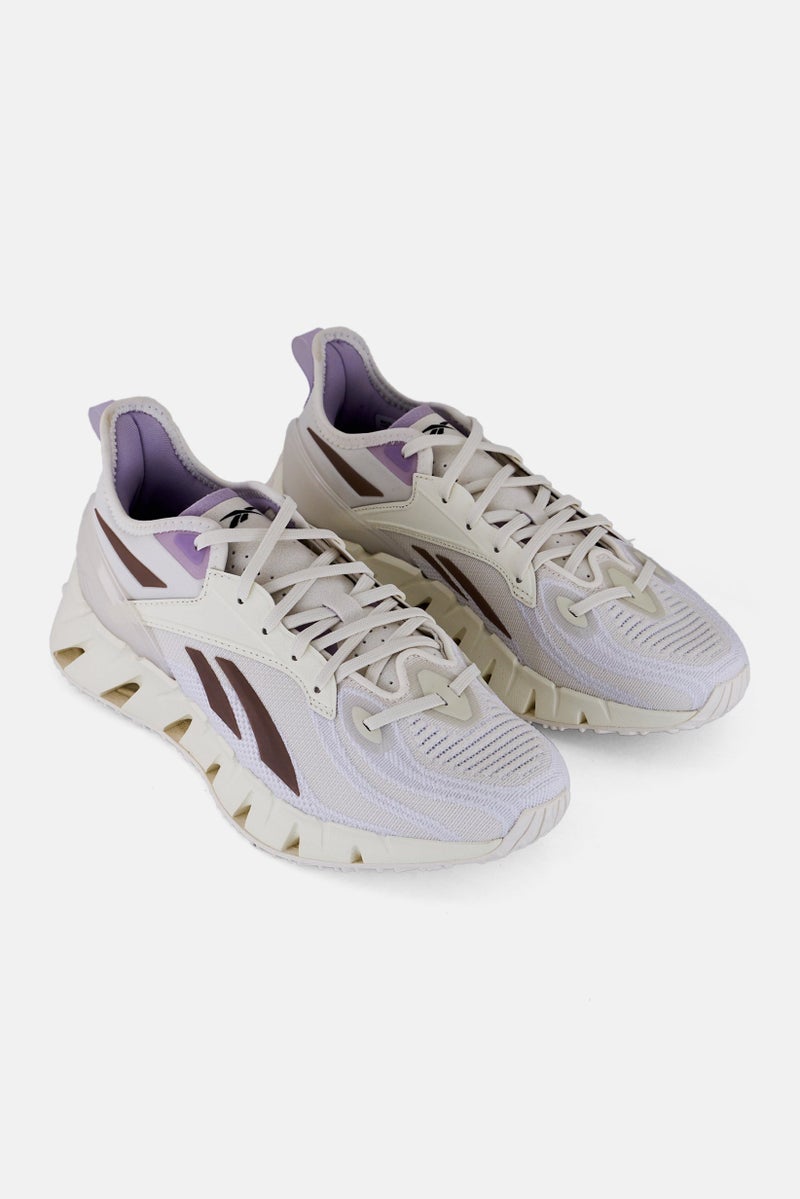 Reebok Women Zig Kinetica 3 Lace Up Running Shoes, Multicolor  - Image 1