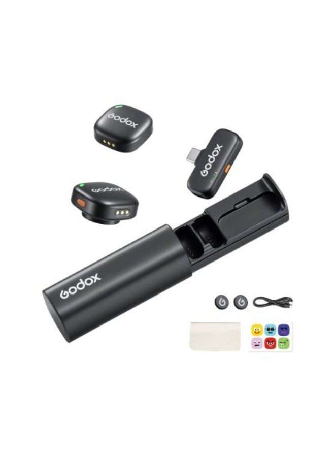 Godox 2.4GHz Dual cube Wireless Microphone System - Image 1