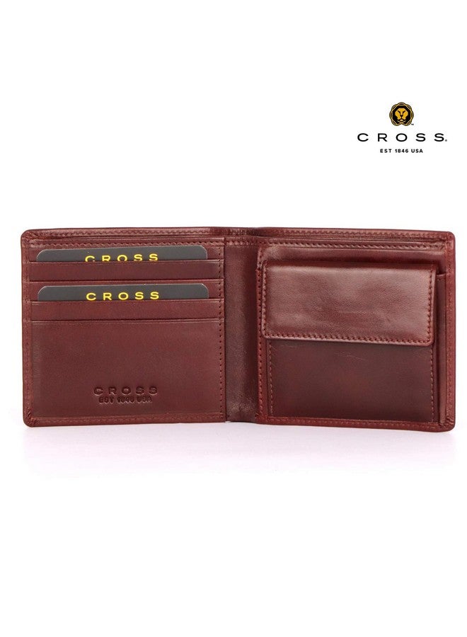 Cross محفظة جلدية بنية للرجال (AC1208072_1-25) ، براندي - Image 3
