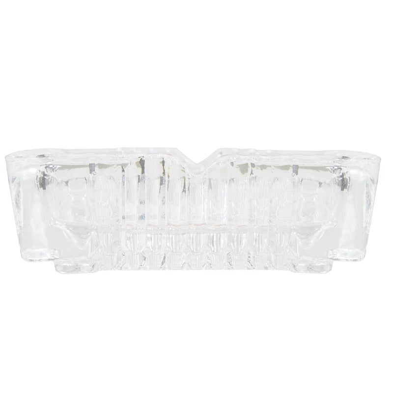 Deli Ashtray Living Room Office Large, Medium And Small Transparent Glass Cylinder Simple And Generous Thickened Glass Ashtray - Image 5