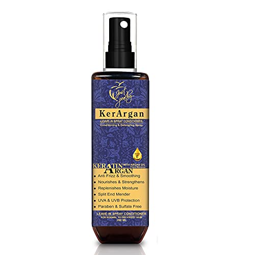 Just Peachy Leave-in Hair Conditioner Mist For Women | Keratin, Argan Oil & Vitamin E | Shining, Detangling & Strengthen Hair | 200ml - Image 1
