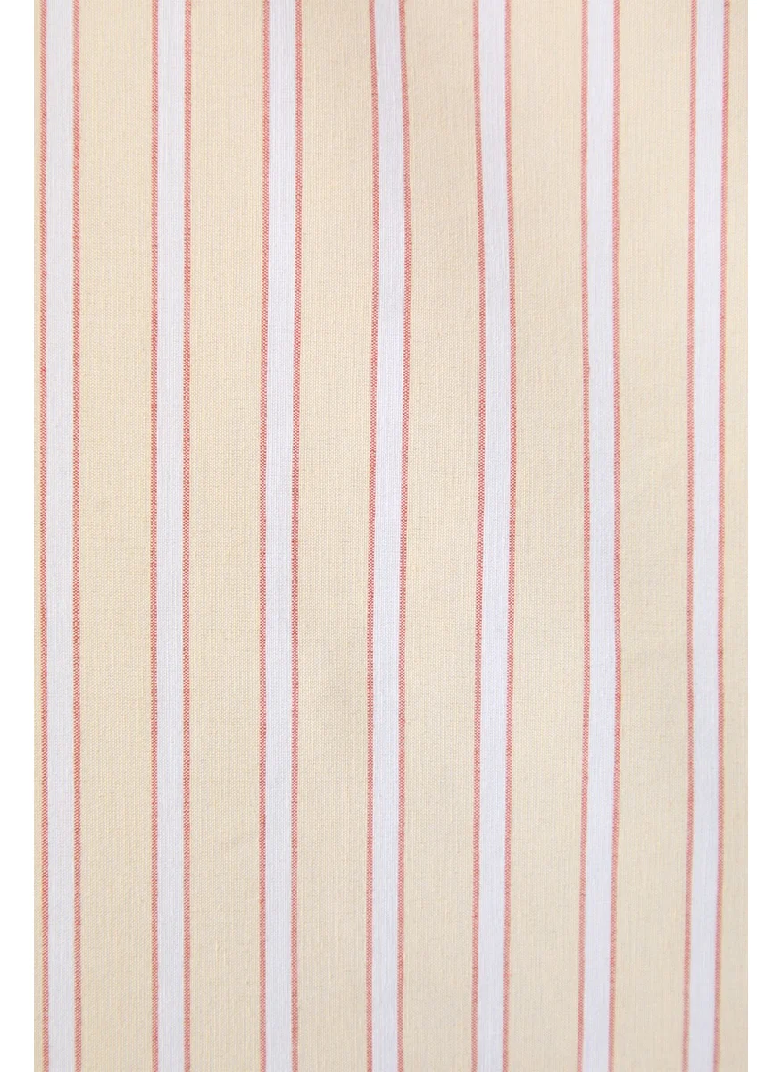 Touche Striped Shirt with Pocket Detail