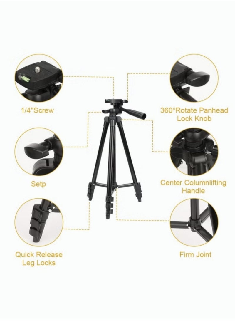 51 Inch Extendable Phone Tripod and Camera Stand with Bluetooth Remote and Clip - pzsku/Z87D4C1C3DA37D56E76F4Z/45/_/1729437951/b53b4911-2a9b-4c1b-98ad-0a84a50e1d1a