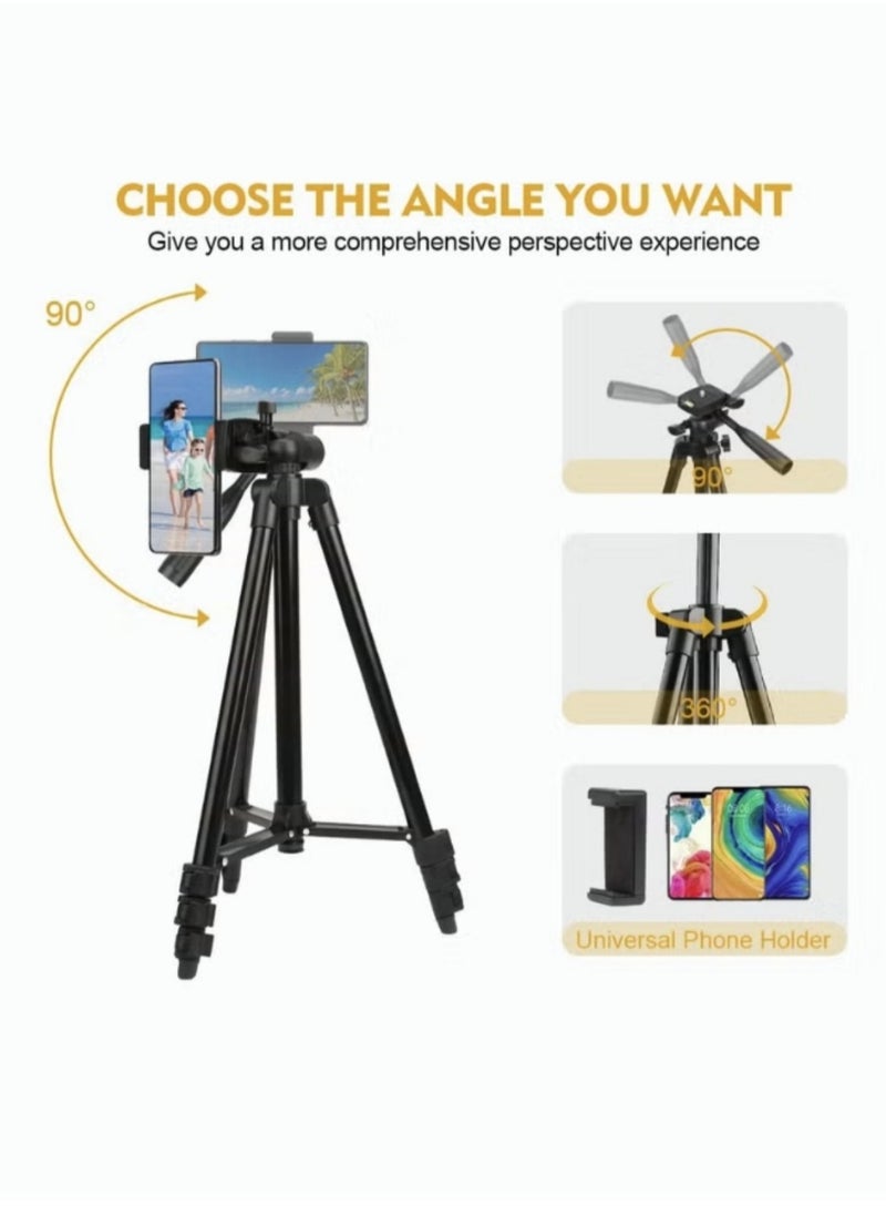 51 Inch Extendable Phone Tripod and Camera Stand with Bluetooth Remote and Clip - pzsku/Z87D4C1C3DA37D56E76F4Z/45/_/1729437981/6f94ab7b-e6b9-457f-b7a5-3debc452d64c