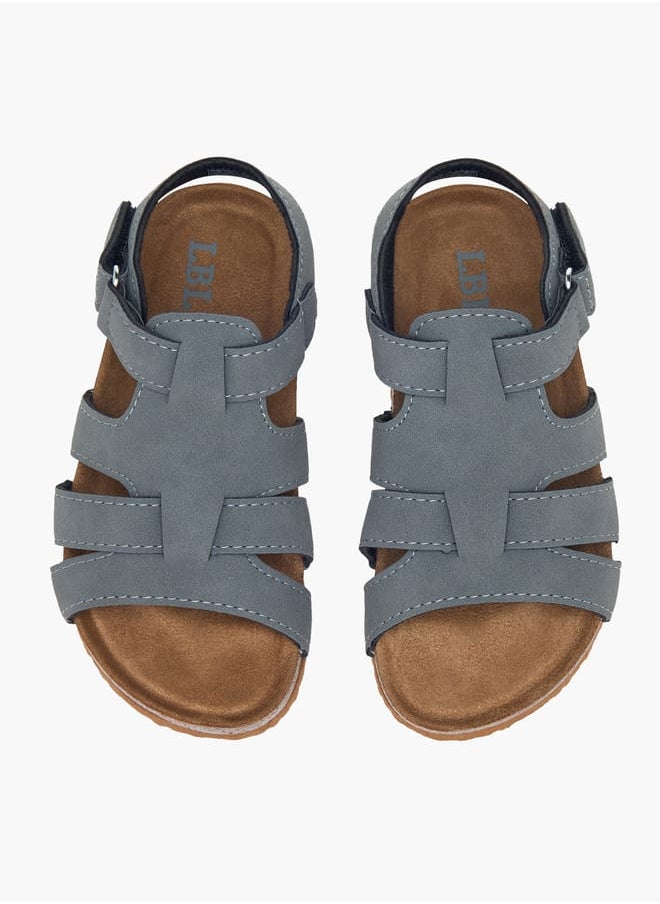 LBL by Shoexpress Boys Strappy Sandals With Hook And Loop Closure  - Image 2