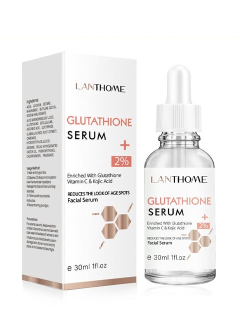 Glutathione Face Serum Hydrating Moisturizing Brightening Skin Reduces Fine Lines & Wrinkles, Heals, and Repairs Skin for Day and Night Use