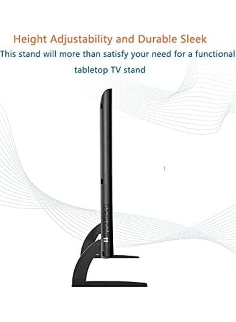 ELTRAZONE Universal TV Stand Table Top for Most 22 to 65 inch LCD Flat Screen TV, VESA up to 800 by 400mm - Image 3