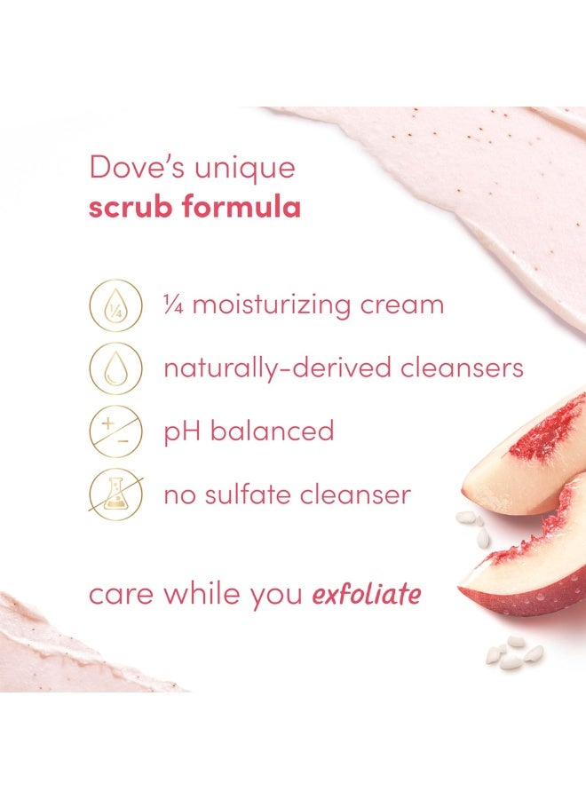 Dove Body Scrub White Peach & Crushed Rice - 298g - Image 4