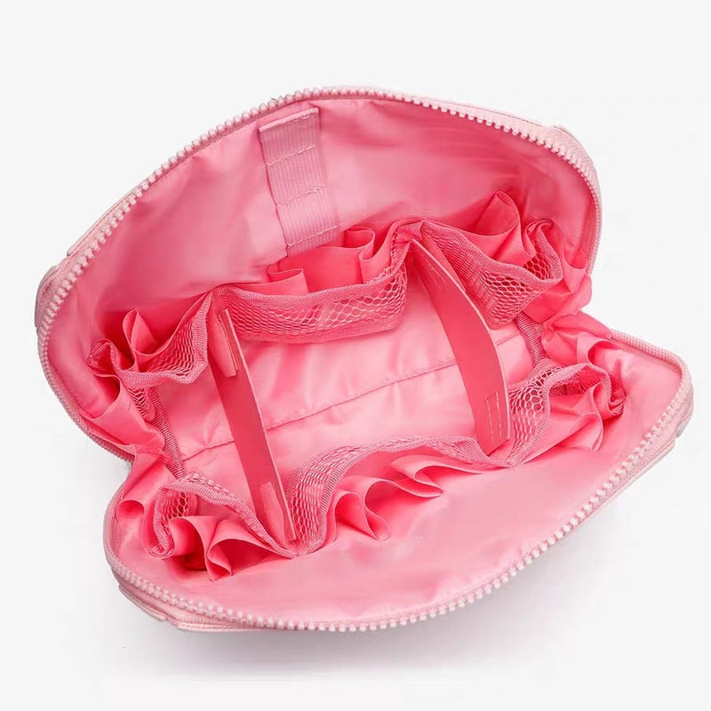 Popular Super Practical Large-Capacity Beautiful Storage Bag Travel Commuting Striped Three-Dimensional Cosmetic Bag - Image 5