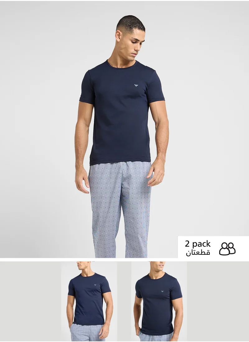 EMPORIO ARMANI 2 Pack Crew Neck T-Shirt