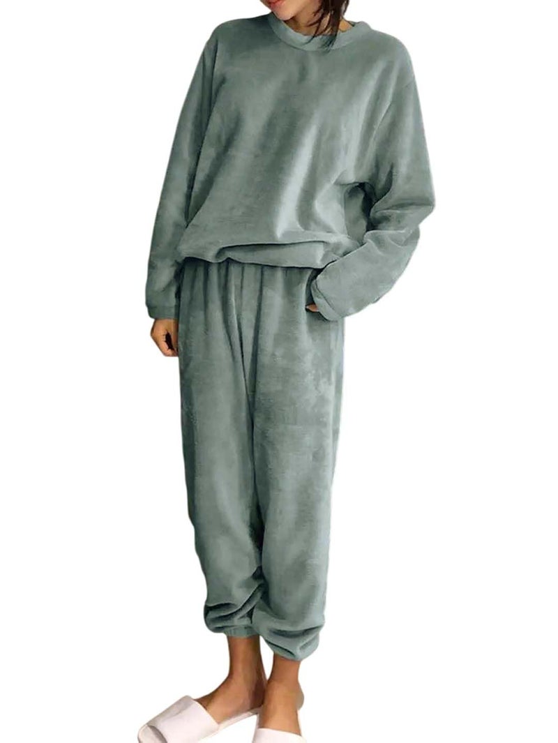 KOTTY Women’s Regular Winter Track Suit | Warm Cotton Co-ord for Gym & Yoga-KTTWINTERSET176L - Image 1