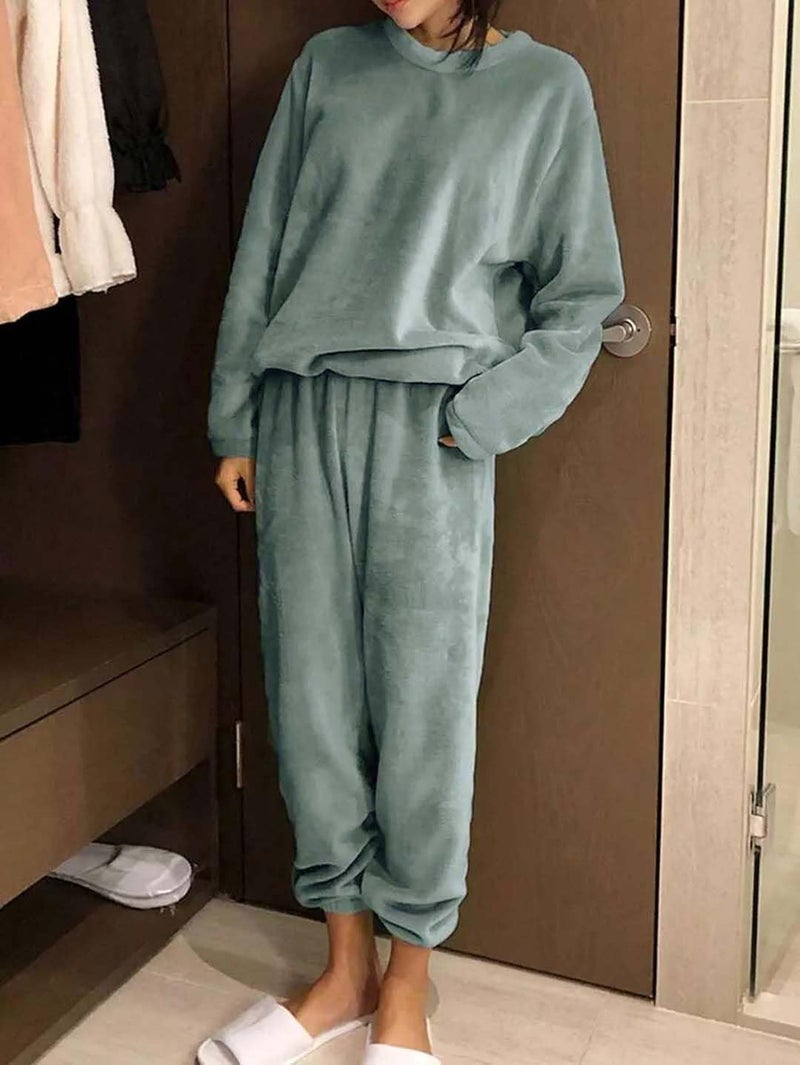 KOTTY Women’s Regular Winter Track Suit | Warm Cotton Co-ord for Gym & Yoga-KTTWINTERSET176L - Image 5