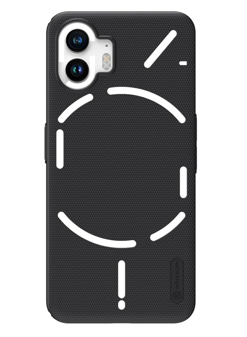 JAJEEK Super Frosted Shield Series Protective Case for Nothing Phone 2 – Sleek Black Design, Durable, Shockproof, and Anti-Scratch Protection, Lightweight & Slim Fit, Perfect for Everyday Use - Image 1