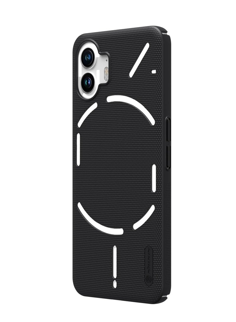 JAJEEK Super Frosted Shield Series Protective Case for Nothing Phone 2 – Sleek Black Design, Durable, Shockproof, and Anti-Scratch Protection, Lightweight & Slim Fit, Perfect for Everyday Use - Image 2